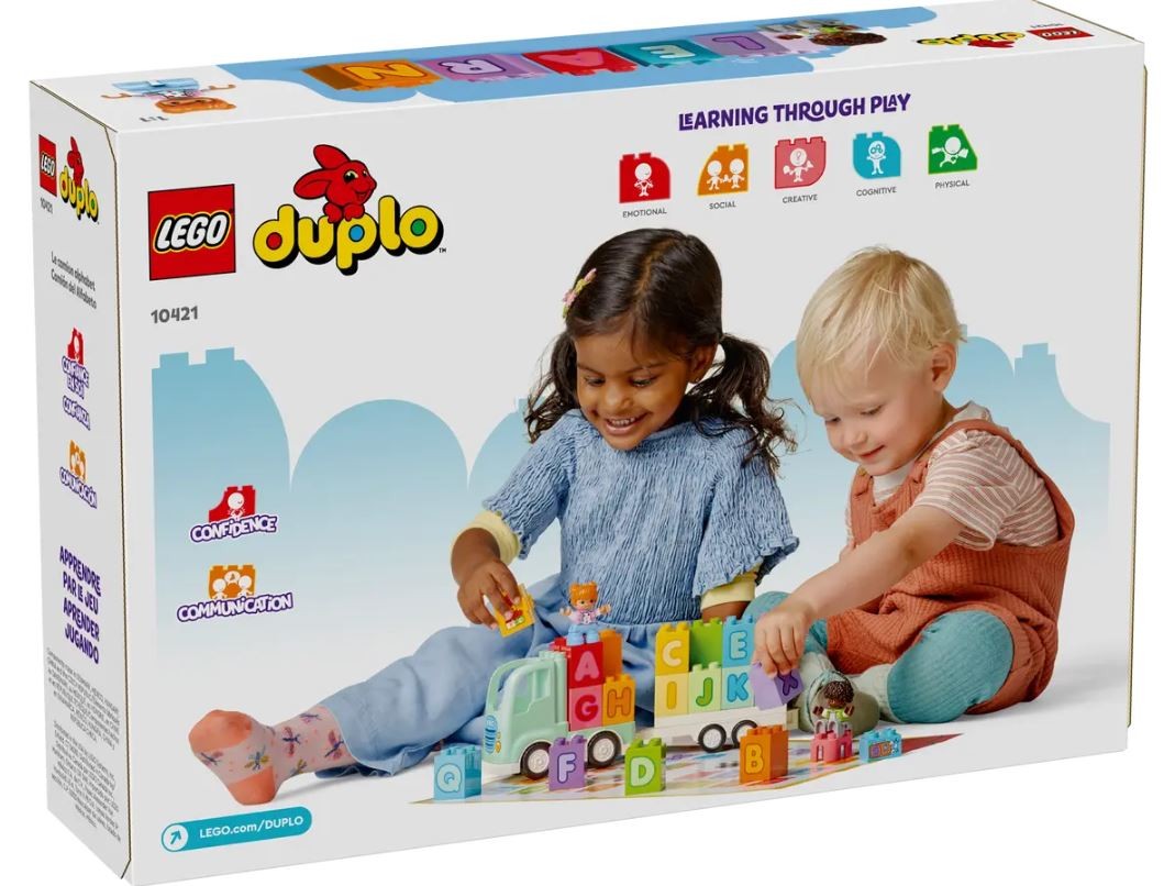 LEGO DUPLO kocke 10421 Tovornjak z abecedo 5