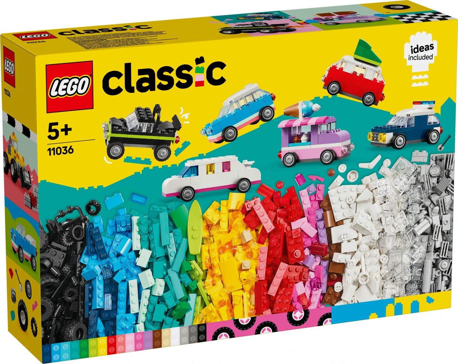 LEGO Classic kocke 11036 Kreativna vozila