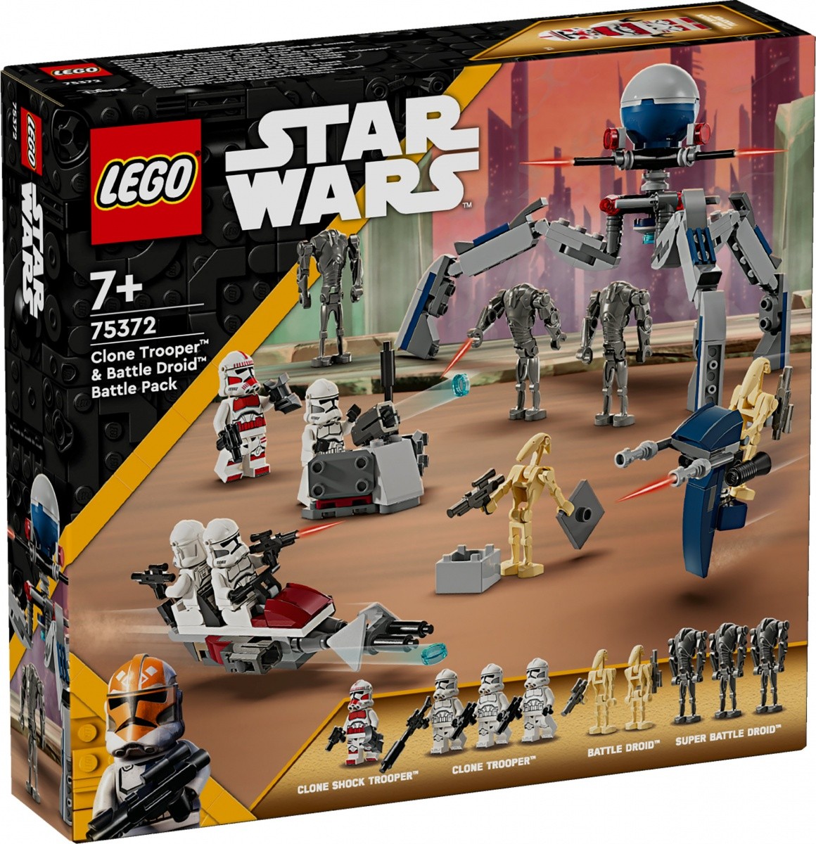 LEGO Star Wars 75372 Zvezdne bitke Klonski vojak in bojni droid