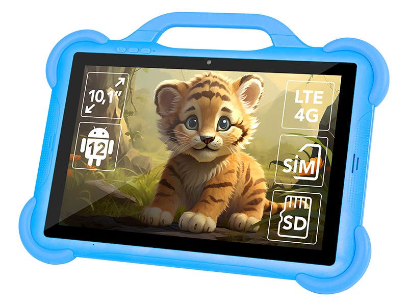 BLOW KidsTAB10 4G tablet, 4/64GB, modri etui