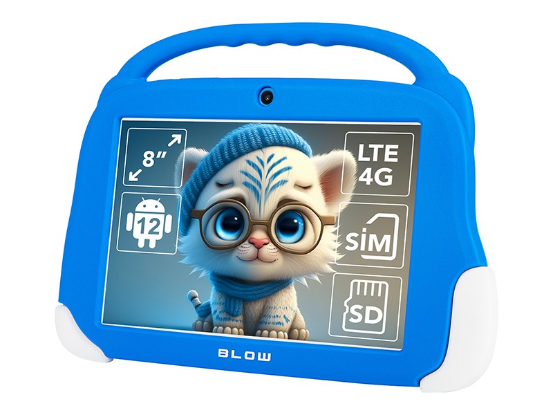 Otroški tablični računalnik BLOW KidsTAB8 4G, 4/64GB, modro etui