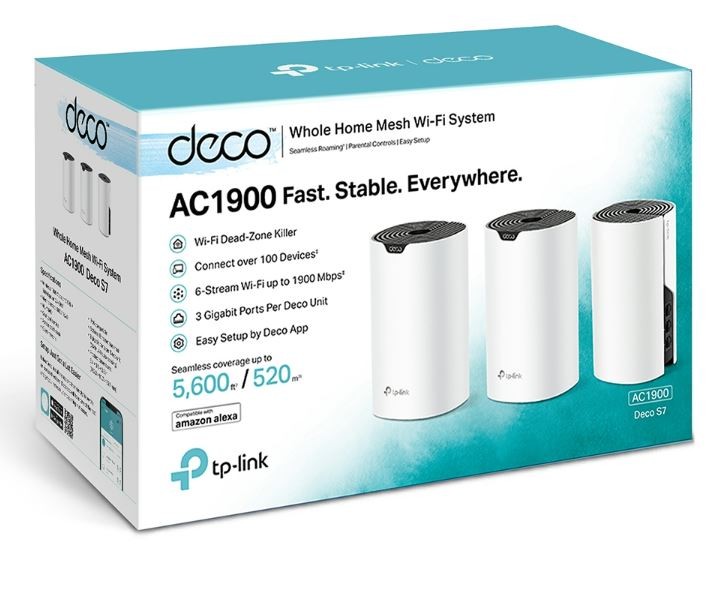 TP-LINK Deco S7 (3-paket) AC1900 WiFi Mesh sistem 4