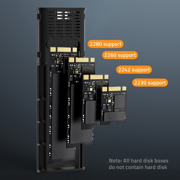 Zunanja enota za M.2 SSD disk NV2271 | SATA / NVMe | USB-C 2