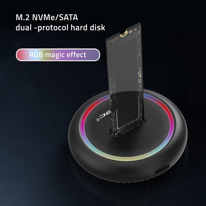 Priklopna postaja za M.2 SSD disk | NVMe/SATA | USB-C 6