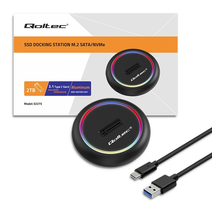 Priklopna postaja za M.2 SSD disk | NVMe/SATA | USB-C 8