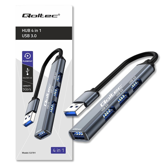 USB 3.0 Hub, 4x USB 3.0 Vrata 4