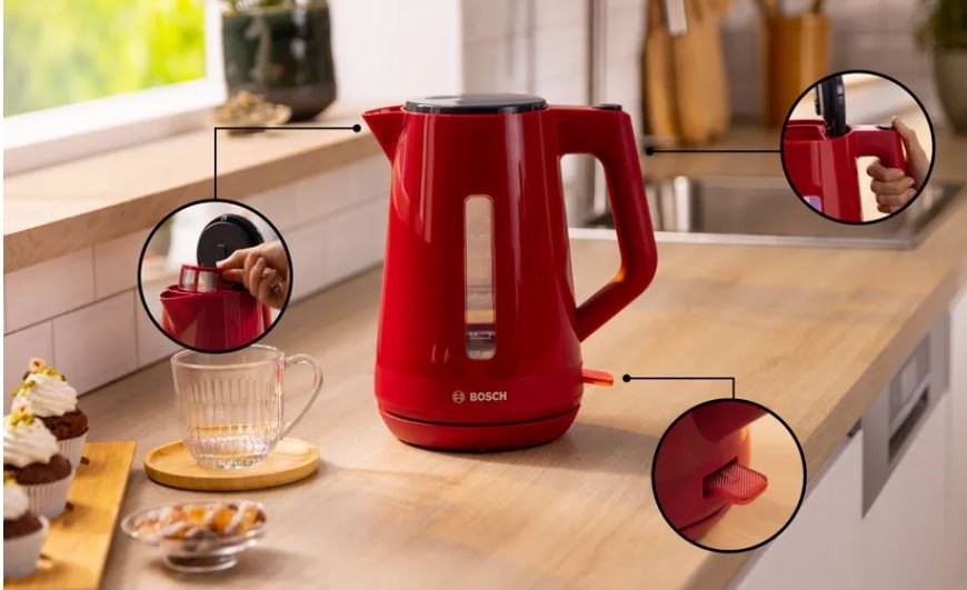 Grelnik vode MyMoment 1,7l, rdeč 8