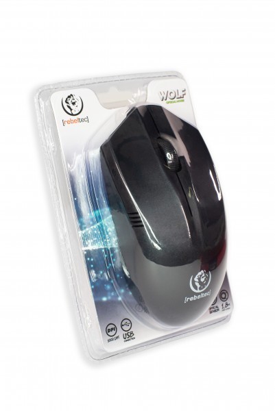 Žična miška WOLF USB 4
