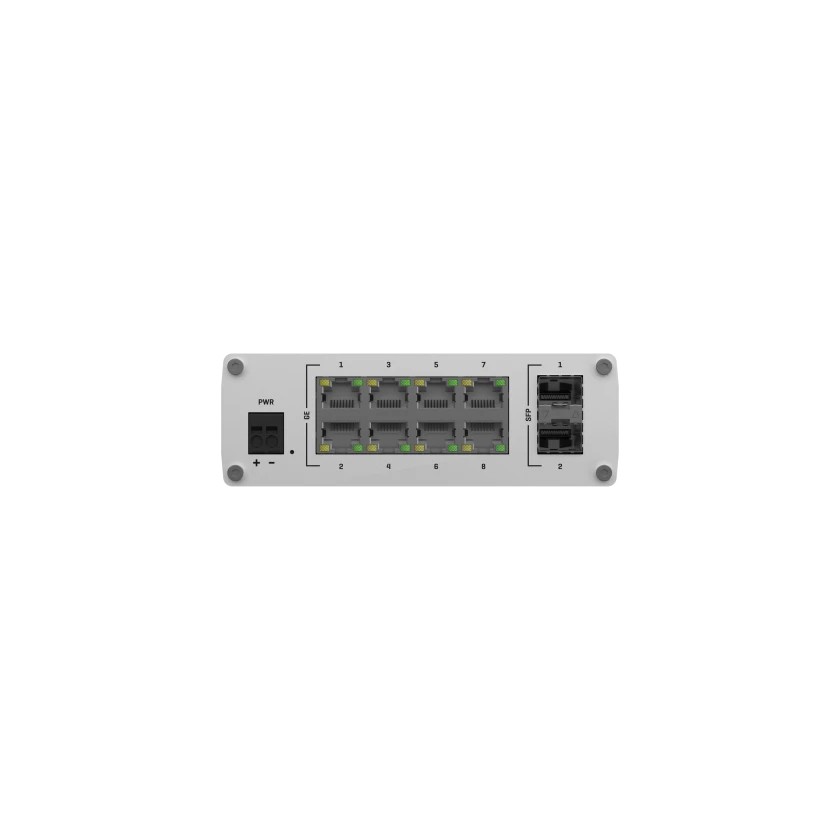 Nepovezan preklopnik TELTONIKA TSW210, 2xSFP, 8xGbE, DIN montaža 6