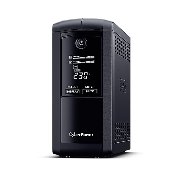 UPS napajalnik VP700EILCD, 700VA/390W, AVR, USB, LCD, 6x IEC
