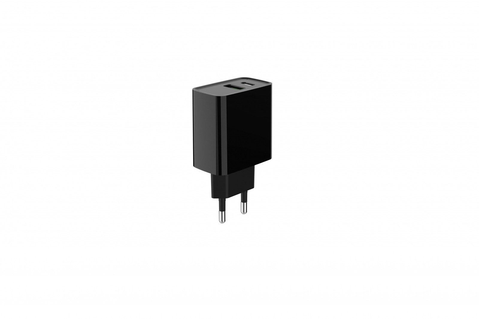 20W USB-A/USB-C polnilnik Power Delivery, črn 7