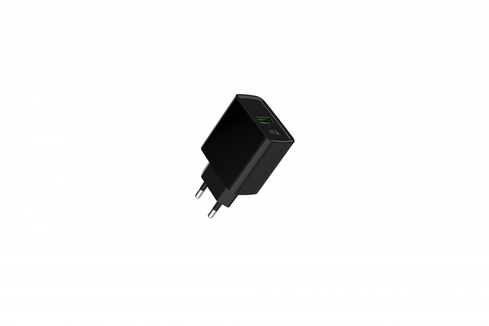 20W USB-A/USB-C polnilnik Power Delivery, črn 8