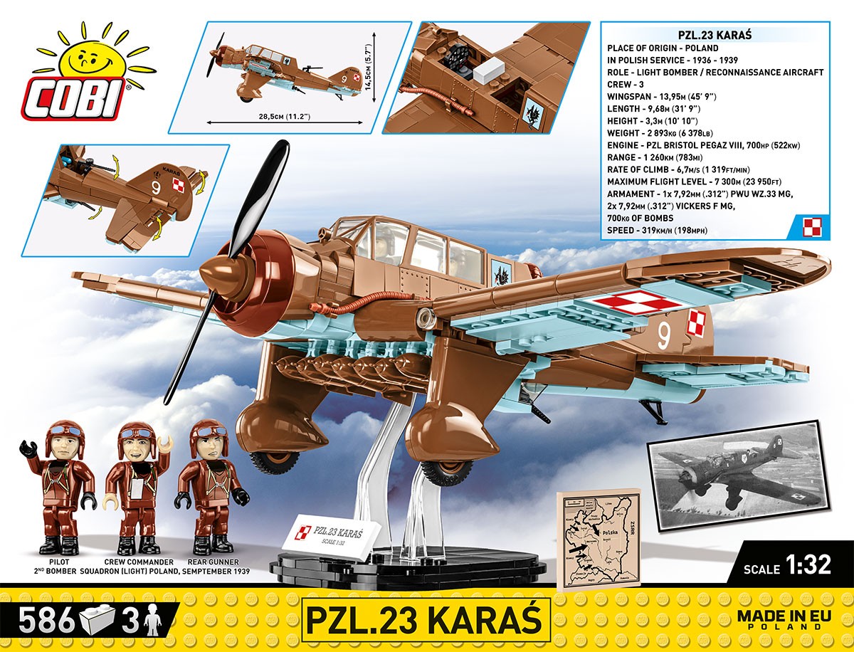 Gradbeni bloki "PZL.23 Karaś" 2