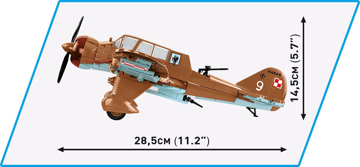 Gradbeni bloki "PZL.23 Karaś" 4