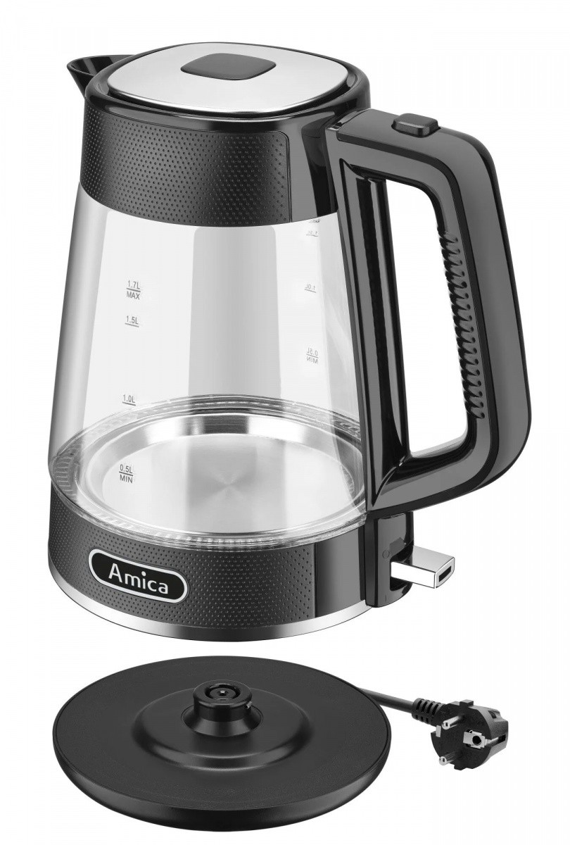 Amica KF4050G, stekleni grelnik vode 1.7l 4