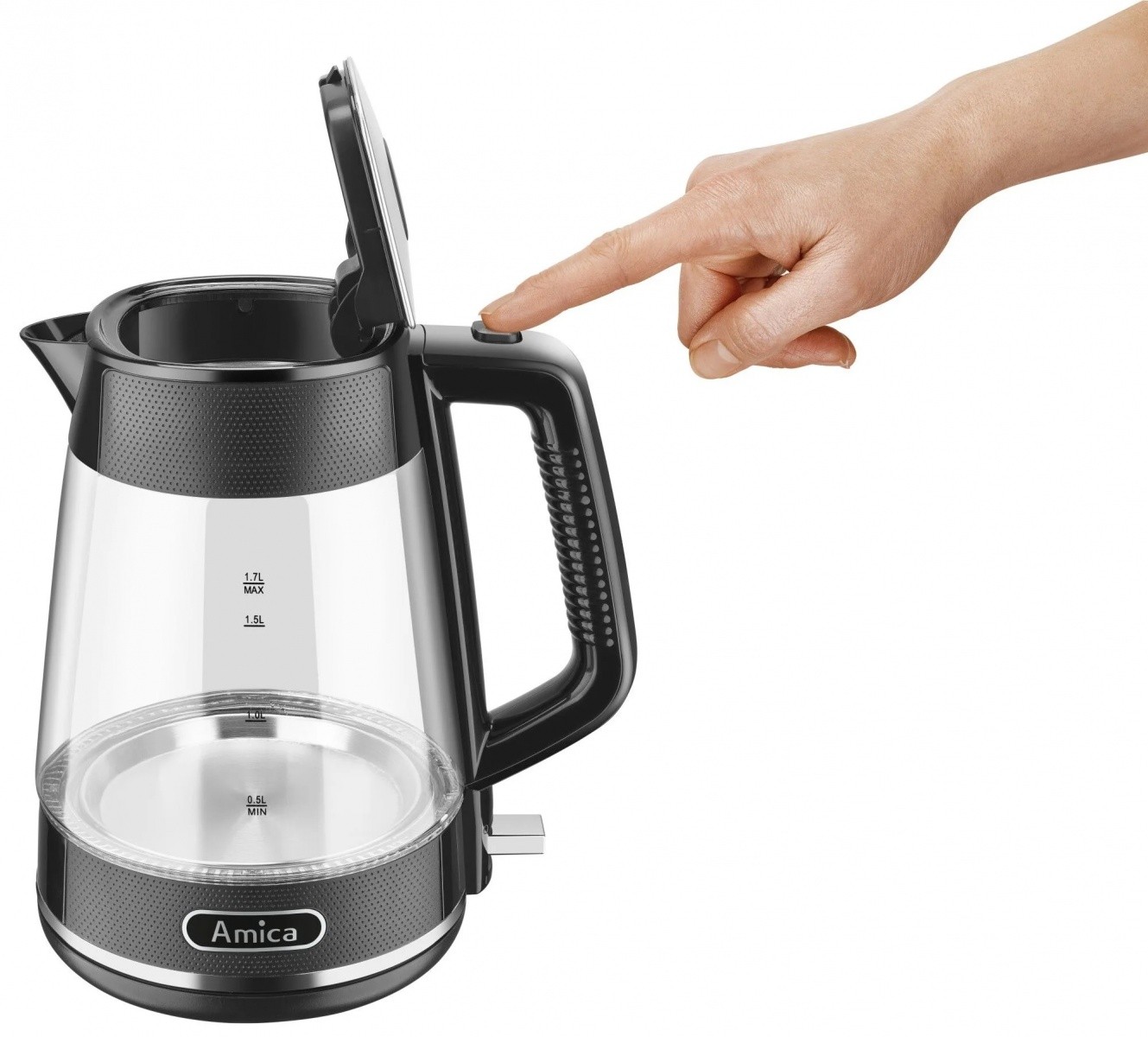 Amica KF4050G, stekleni grelnik vode 1.7l 5