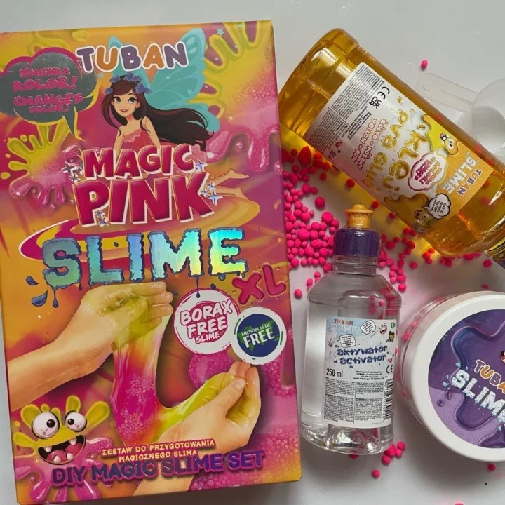 Komplet Slime DIY Magic pink XL 4