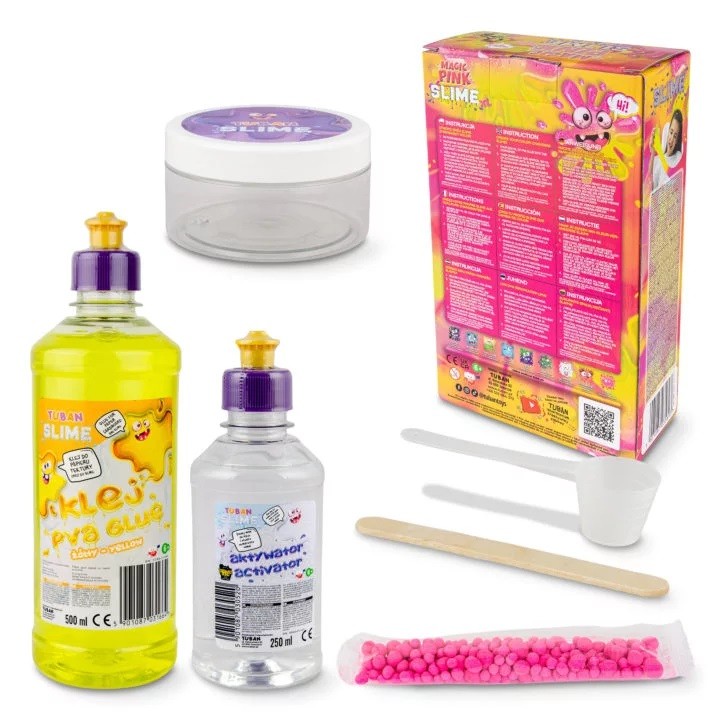 Komplet Slime DIY Magic pink XL 8