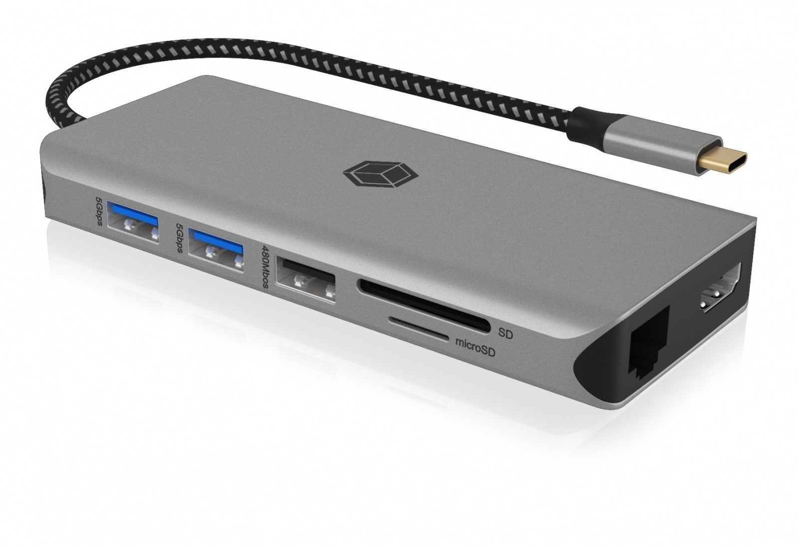 Docking station IB-DK4061-CPD 12 v 1, 2xHDMI, 100W PD 6