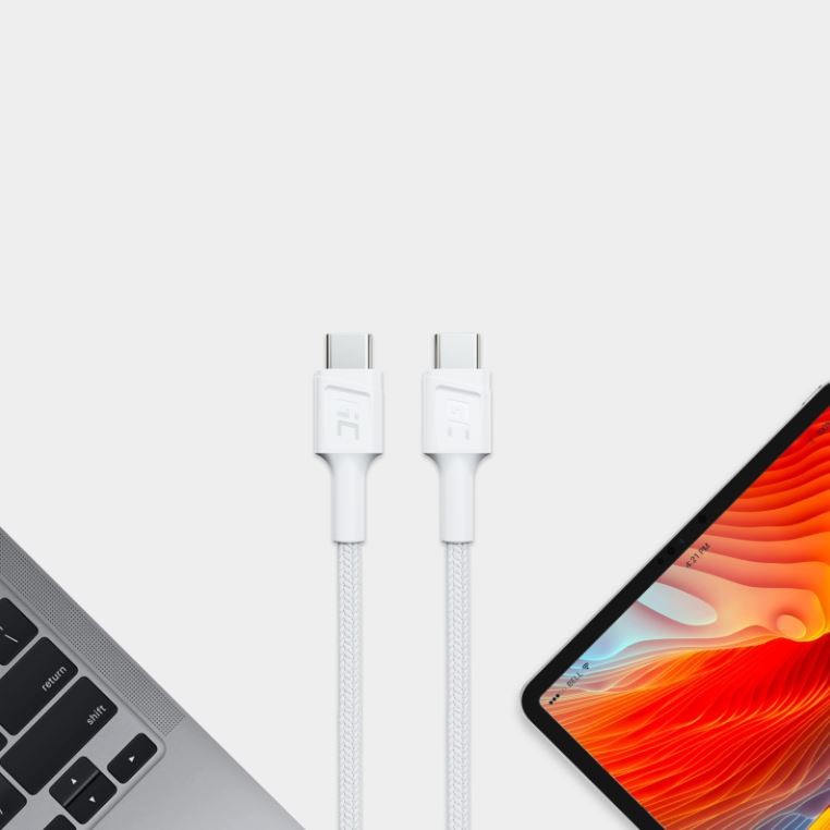 Kabel GC PowerStream USB-C na USB-C 2m, 60W PD, QC 3.0, bel 2