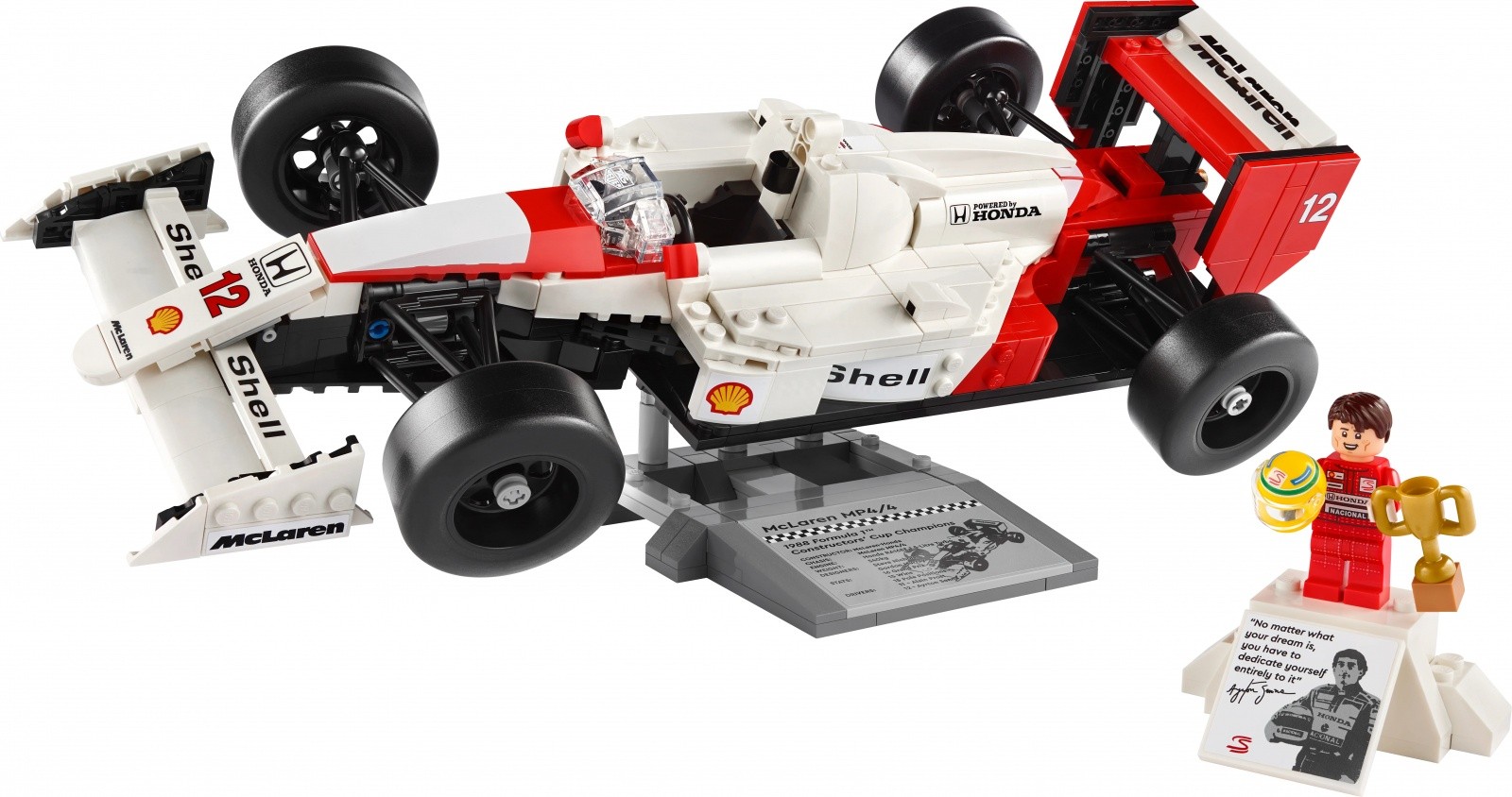 Kocke Icons 10330 McLaren MP4/4 in Ayrton Senna 8