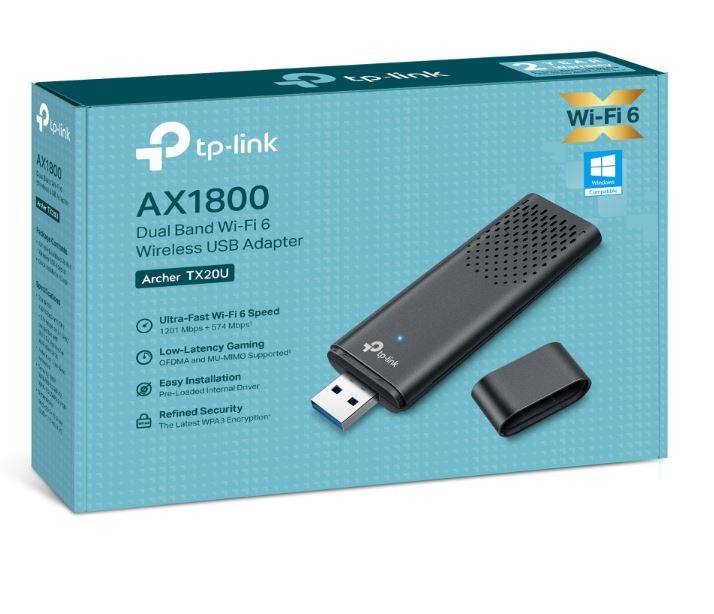Mrežna kartica TP-LINK Archer TX20U, USB WiFi 6 AX1800 3
