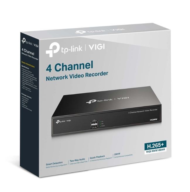 TP-Link VIGI NVR1004H 4-kanalni snemalnik videa 4