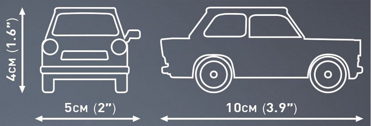 Cobi Klocki 24516 Trabant 601 Deluxe komplet 3