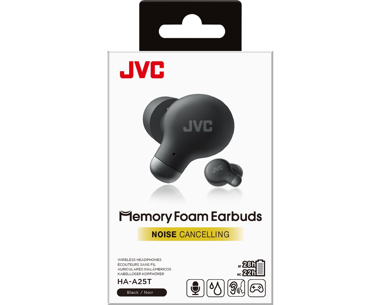 JVC HA-A25T brezžične slušalke, črne 7