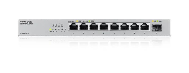 Zyxel XMG-108-ZZ0101F stikalo, 8x 2.5G + 1x SFP+ 4