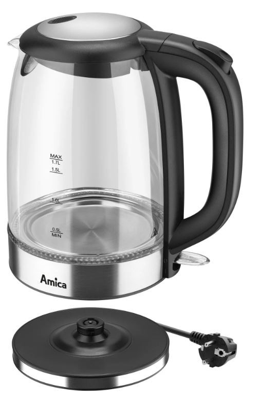 Steklen grelnik vode Amica KD2050G, 1.7l 6