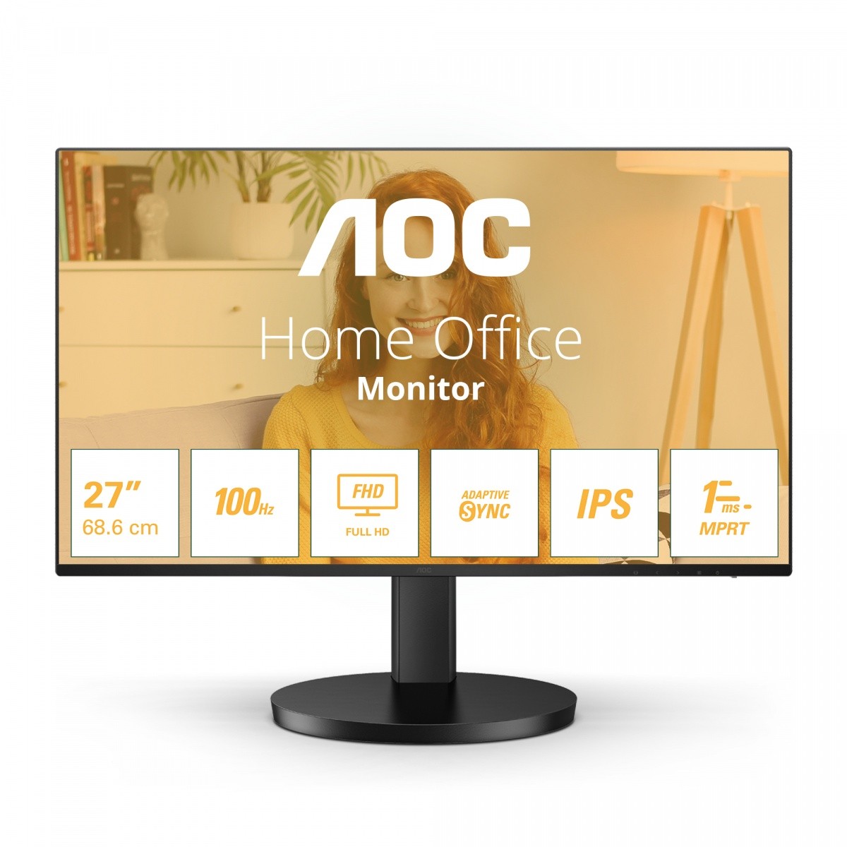 Monitor AOC 27B3HA2, 27" IPS, 100Hz, FHD