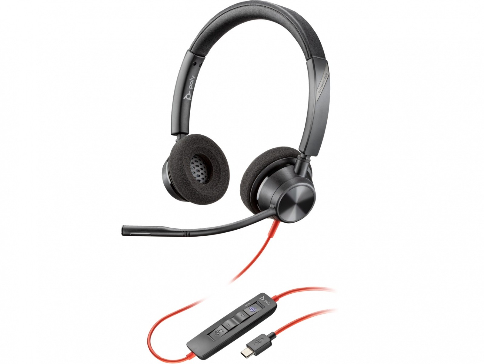 Slušalke Blackwire 3320, USB-C/A