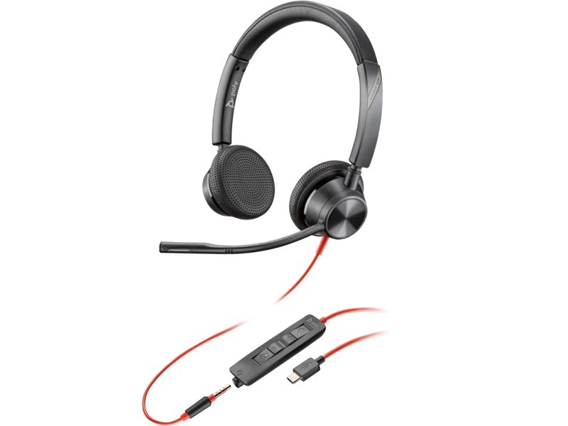 Slušalke Blackwire 3325, USB-C/A