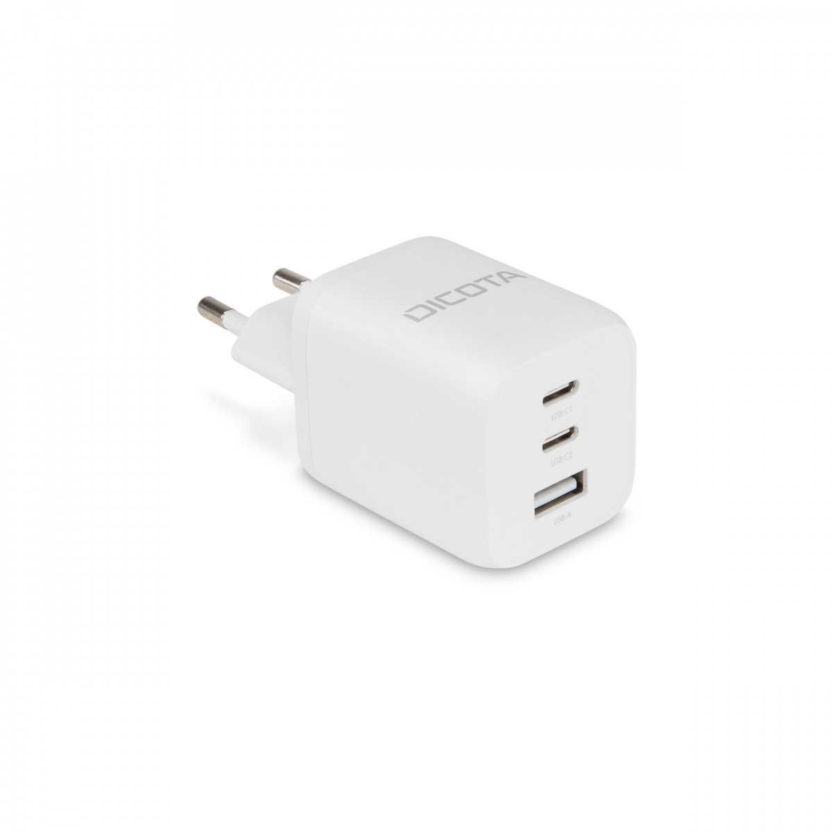 DICOTA univerzalni 3-Port GaN polnilnik 65W EU - črn