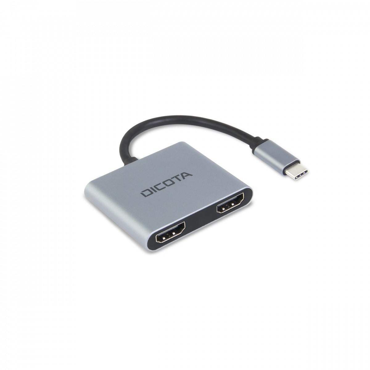 DICOTA USB-C Docking Station Portable 4-in-1, 4K, 2x HDMI, 100W PD