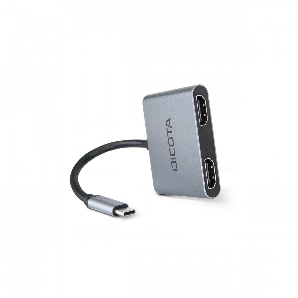 DICOTA USB-C Docking Station Portable 4-in-1, 4K, 2x HDMI, 100W PD 3