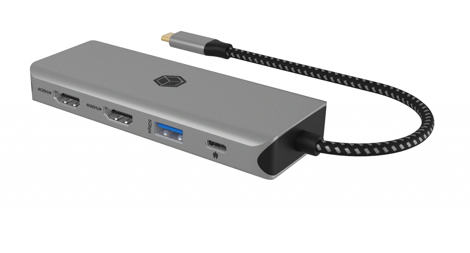 Dockska postaja 9v1 USB-C, 2x HDMI, 4K60Hz, 3xUSB, 100W PD 2