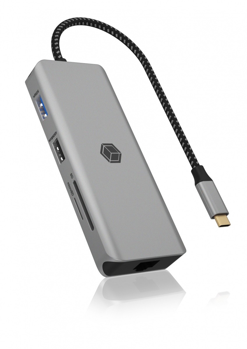 Dockska postaja 9v1 USB-C, 2x HDMI, 4K60Hz, 3xUSB, 100W PD 3