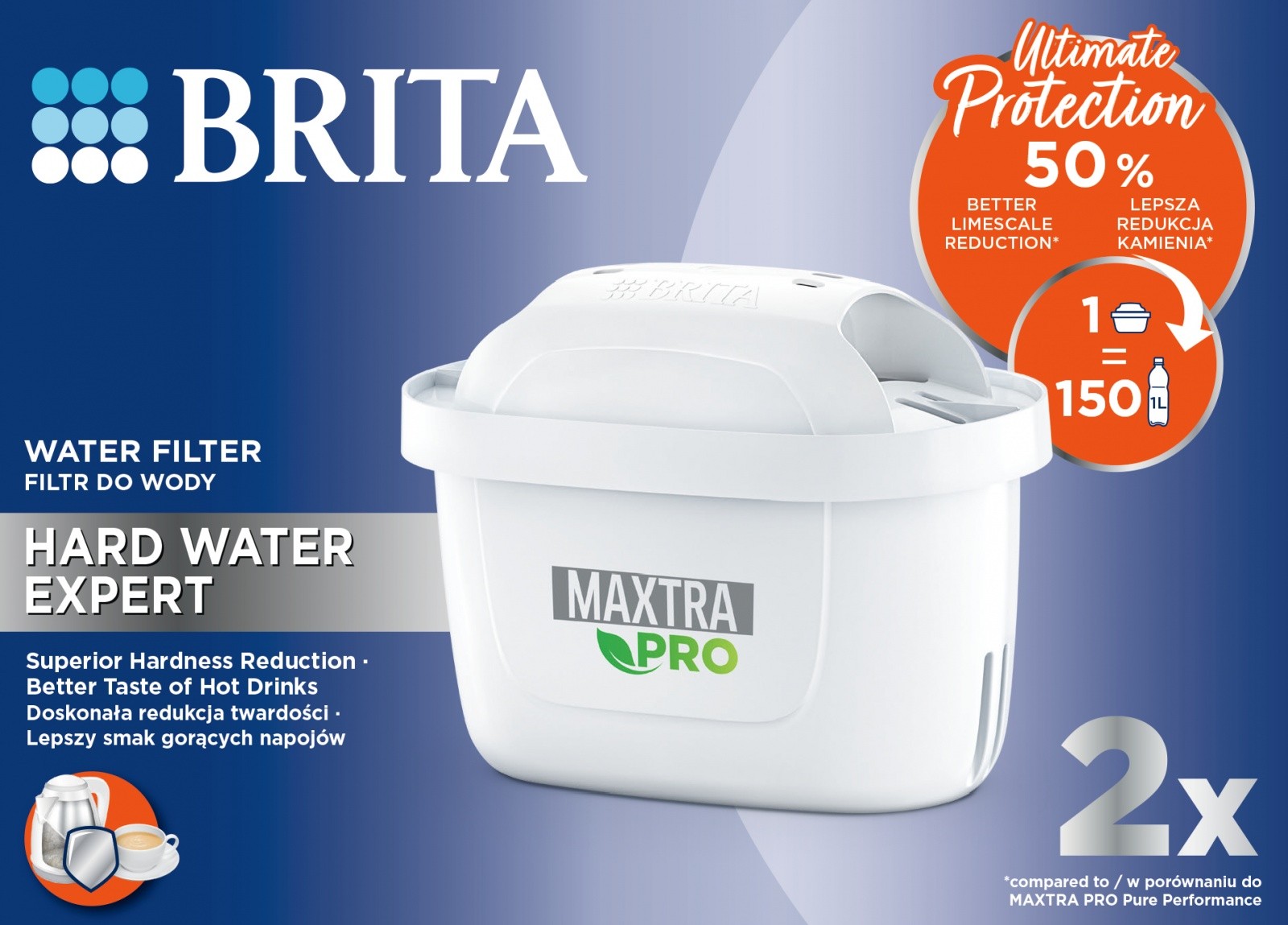Brita Maxtra PRO Hard Water Expert - 2 nadomestna filtra 3