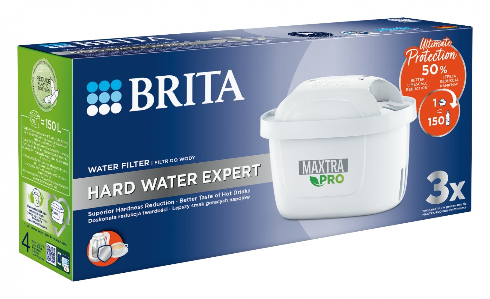 Nadomestni filter Maxtra PRO Hard Water Expert, 3 kosi