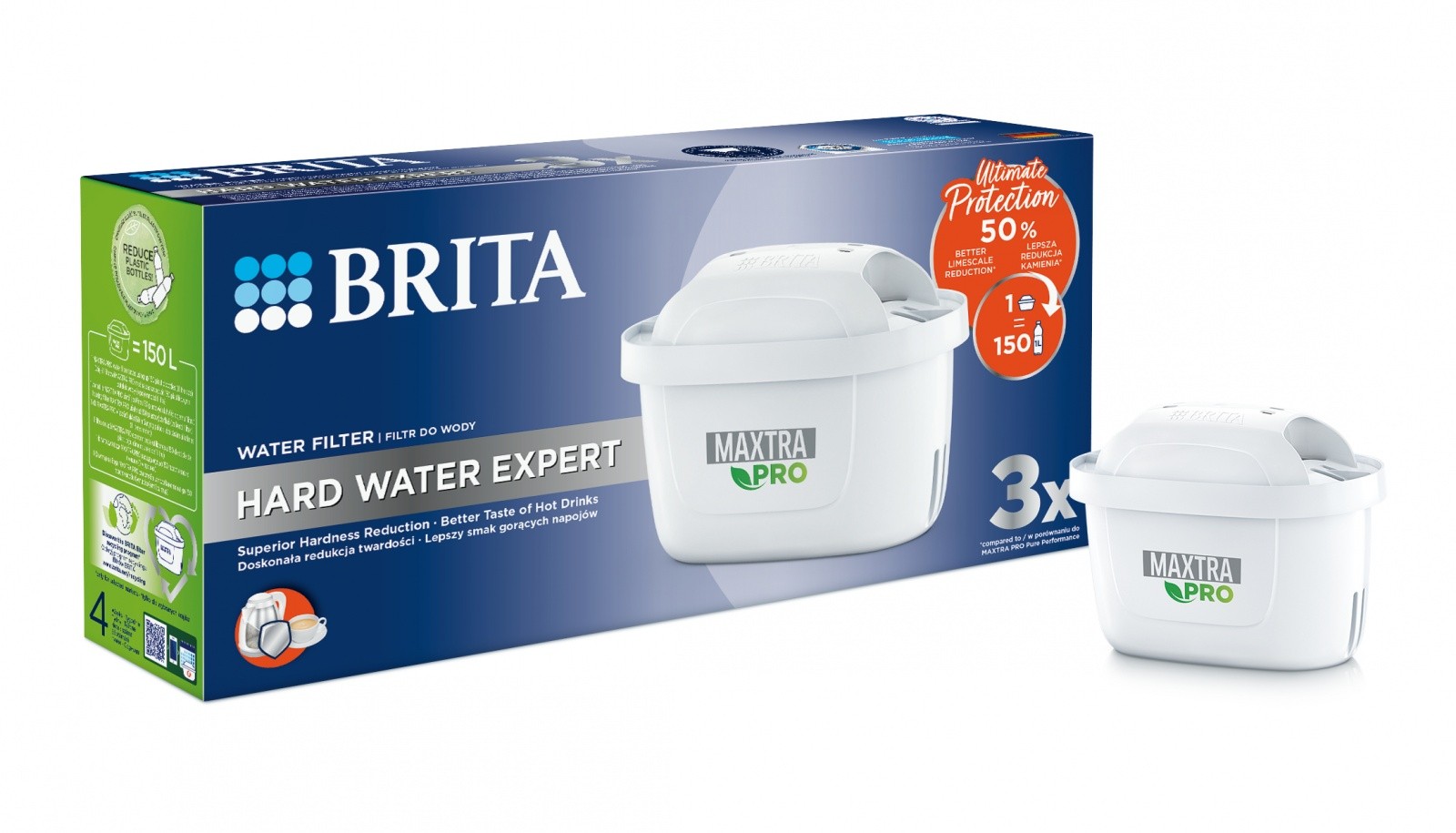 Nadomestni filter Maxtra PRO Hard Water Expert, 3 kosi 2