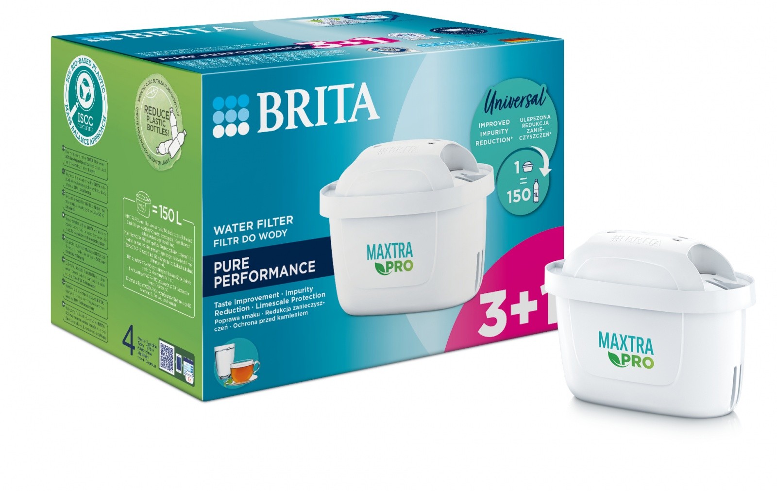 Nadomestni filter Maxtra PRO Pure Performance, 3+1 kos 2
