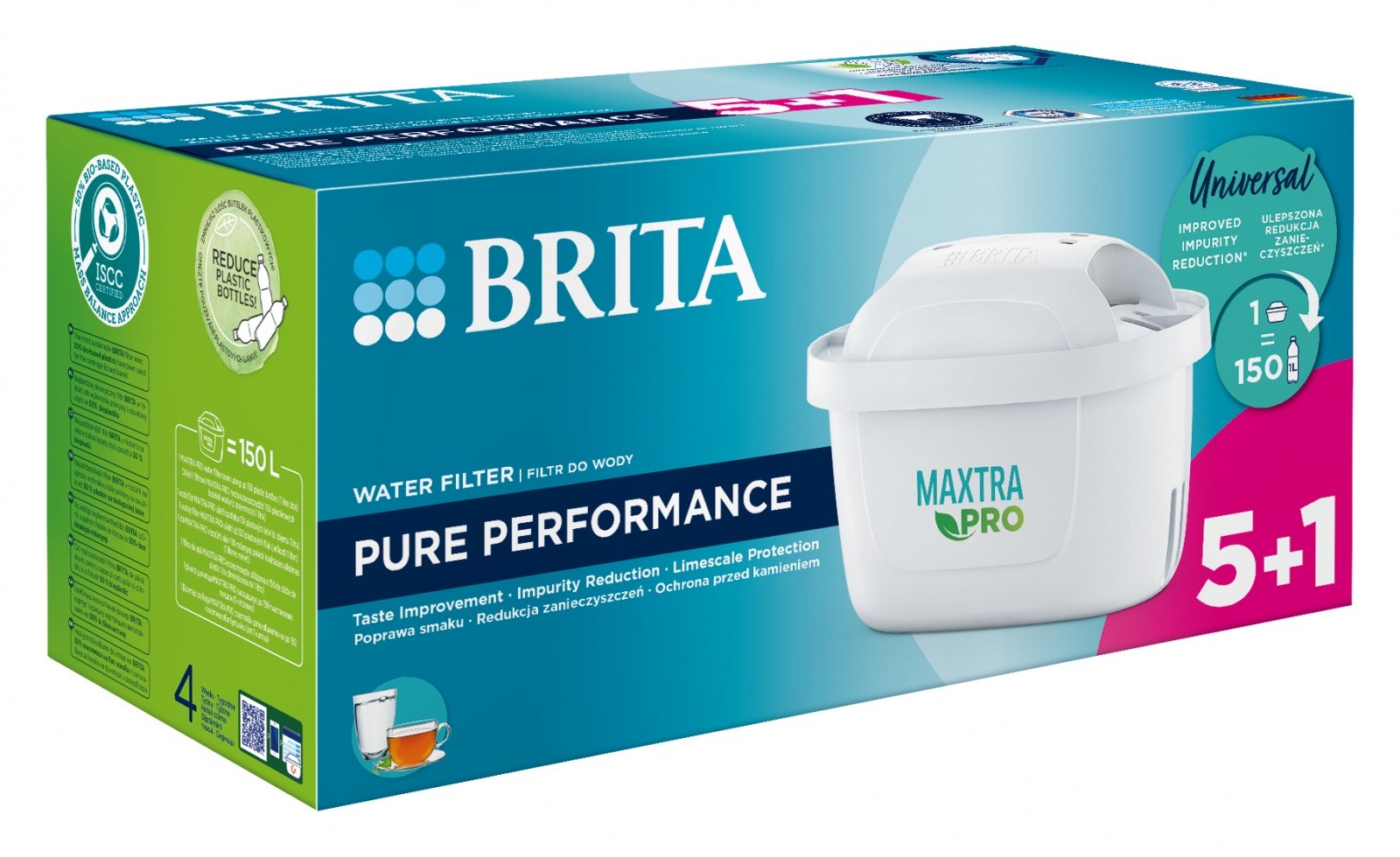 Nadomestni filter Maxtra PRO Pure Performance, 5+1 kos