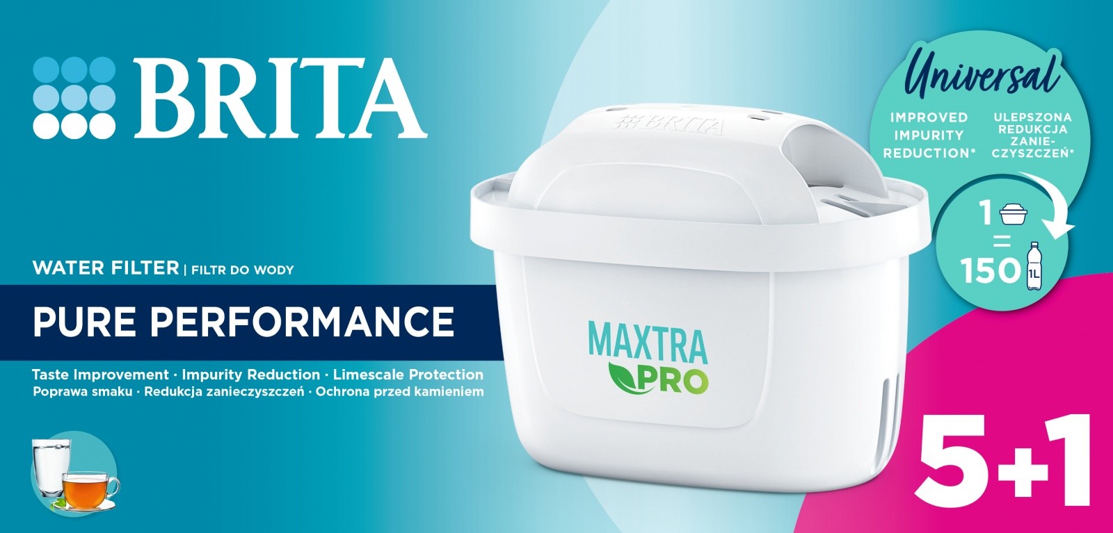 Nadomestni filter Maxtra PRO Pure Performance, 5+1 kos 3