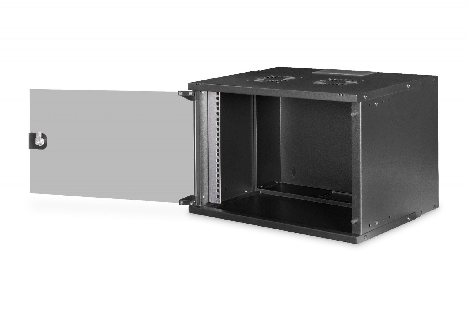 Zidni mrežni ormarić 19" 7U, SOHO PRO 370x540x400 mm, crn 3