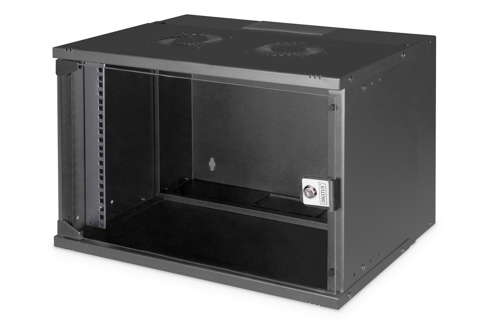 Zidni mrežni ormarić 19" 7U, SOHO PRO 370x540x400 mm, crn