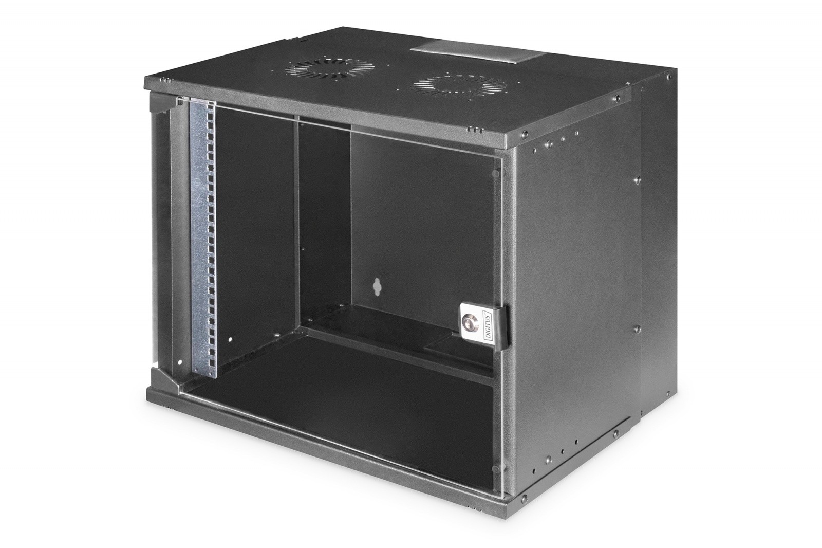 Zidni mrežni ormarić 19" 9U, SOHO PRO 460x540x400 mm, crni
