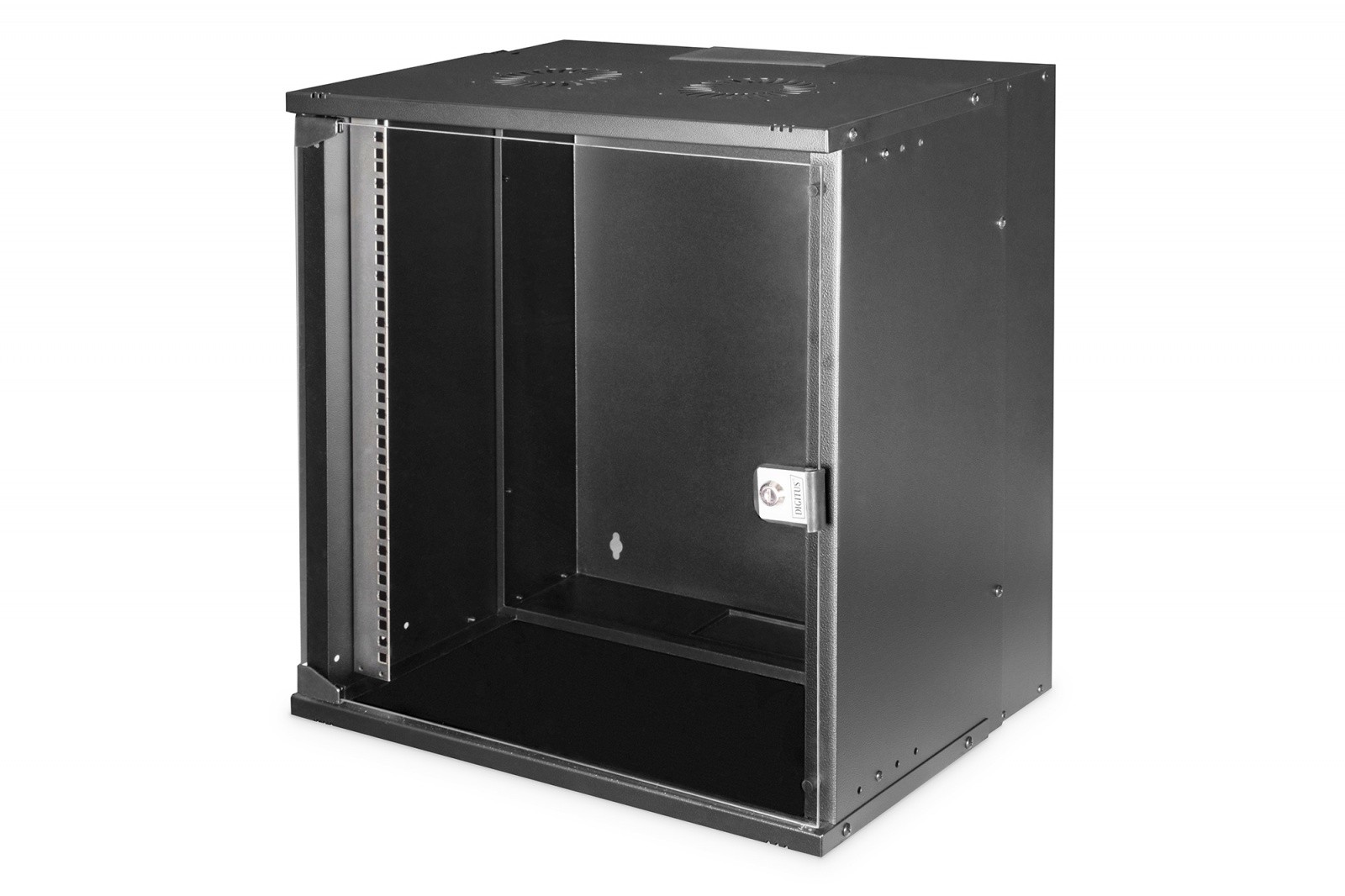 Zidni mrežni ormarić 19" 12U, SOHO PRO 595x540x400 mm, crni