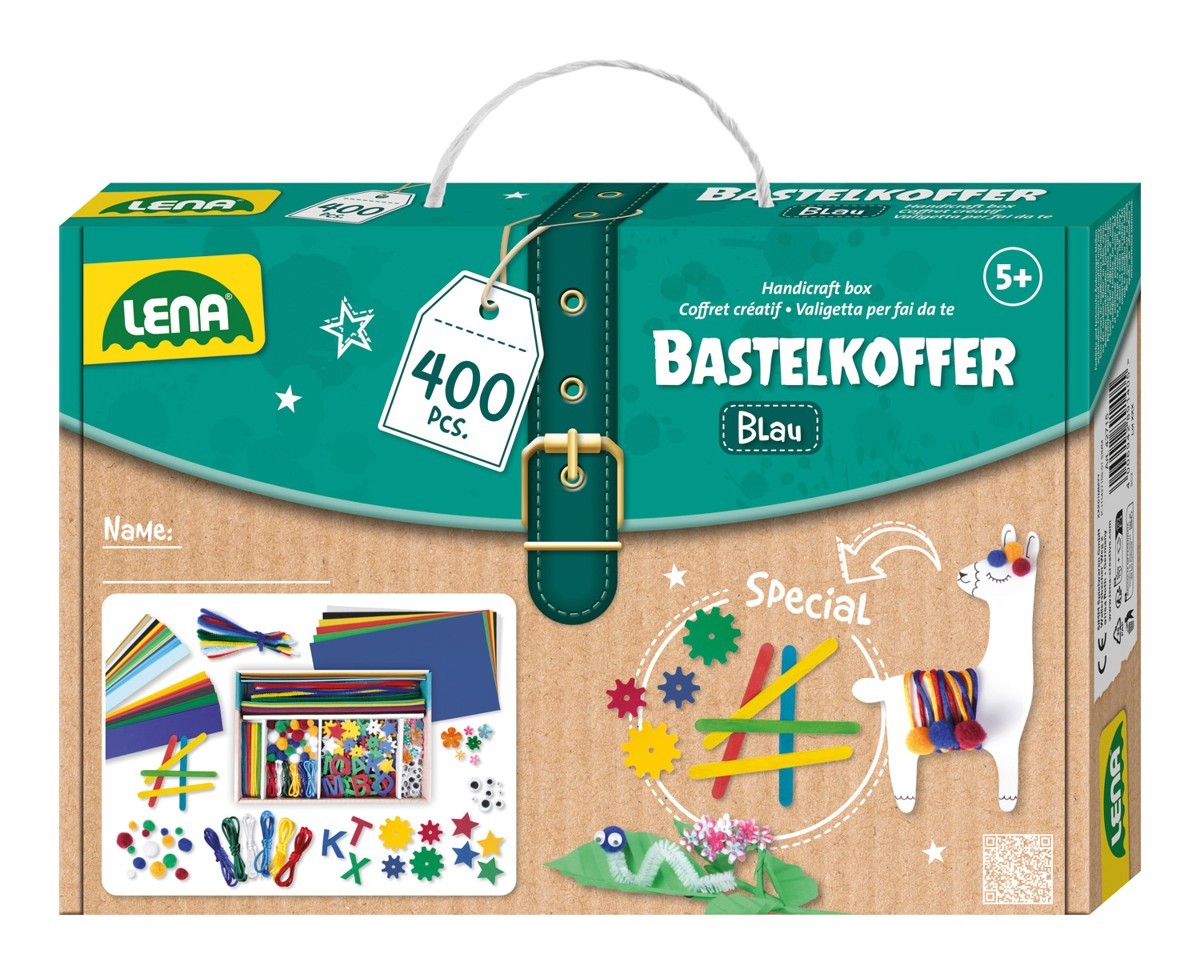 Set za ročno delo, 400 elementov, modri